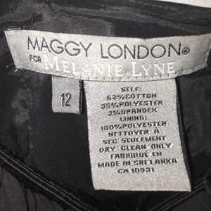 Maggy London for Melanie Lyne ruffled evening dress SIZE 12